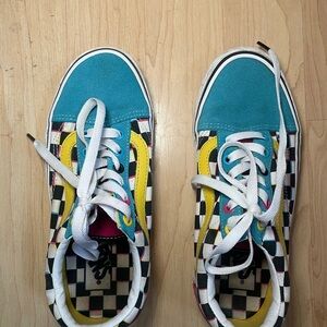 Vans Multicolor Checkerboard Sneakers
